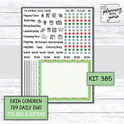 Kit 385 Erin Condren Daily Duo Sticker Kit