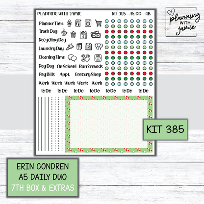 Kit 385 Erin Condren Daily Duo Sticker Kit