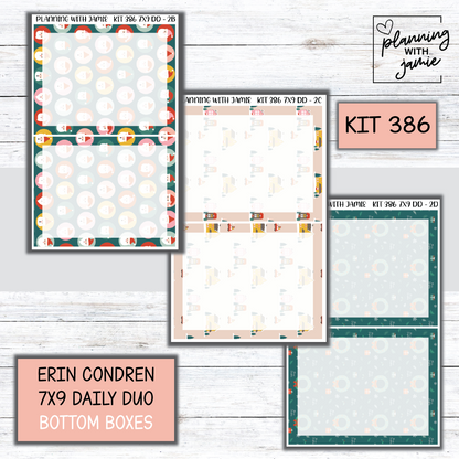 Kit 386 Erin Condren Daily Duo Sticker Kit