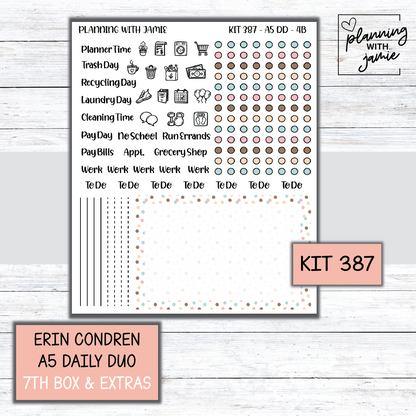 Kit 387 Erin Condren Daily Duo Sticker Kit