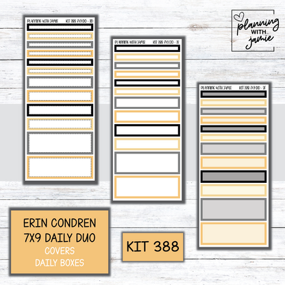 Kit 388 Erin Condren Daily Duo Sticker Kit