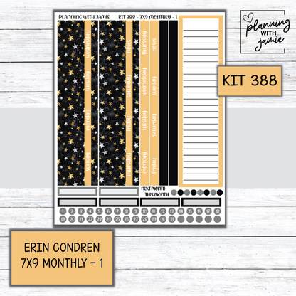 KIT 388 Erin Condren 7X9 OR A5 Monthly Kit