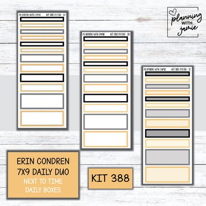 Kit 388 Erin Condren Daily Duo Sticker Kit