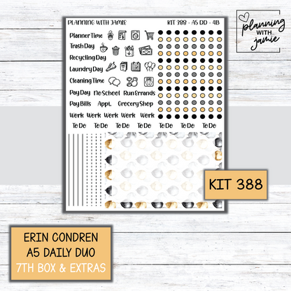 Kit 388 Erin Condren Daily Duo Sticker Kit
