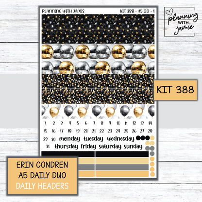 Kit 388 Erin Condren Daily Duo Sticker Kit