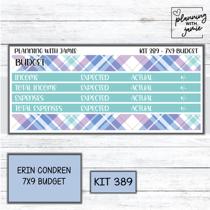 Kit 389 7x9 Budget Sticker Kit