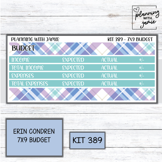 Kit 389 7x9 Budget Sticker Kit