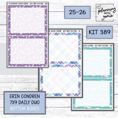 Kit 389 Erin Condren Daily Duo Sticker Kit