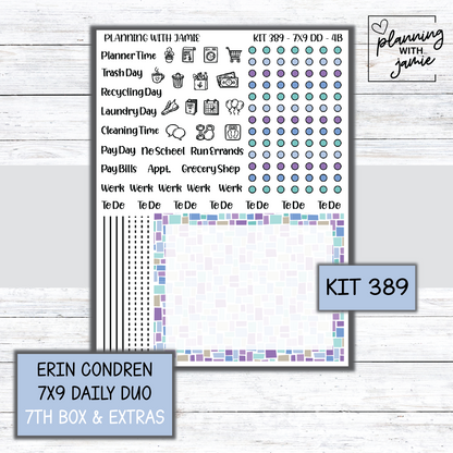 Kit 389 Erin Condren Daily Duo Sticker Kit