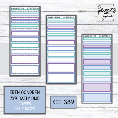 Kit 389 Erin Condren Daily Duo Sticker Kit