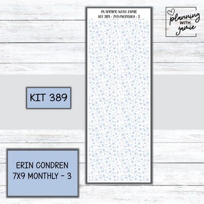 KIT 389 Erin Condren 7X9 OR A5 Monthly Kit