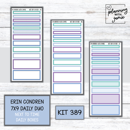Kit 389 Erin Condren Daily Duo Sticker Kit