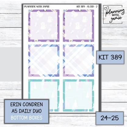 Kit 389 Erin Condren Daily Duo Sticker Kit