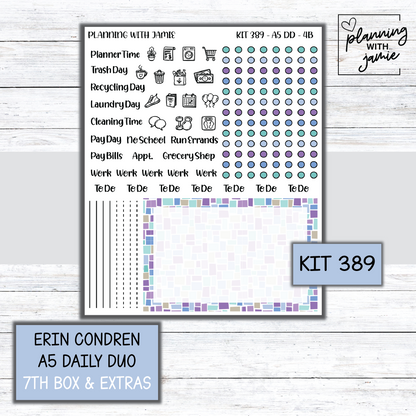 Kit 389 Erin Condren Daily Duo Sticker Kit
