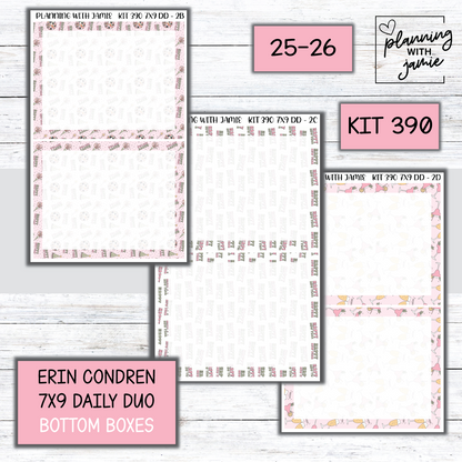 Kit 390 Erin Condren Daily Duo Sticker Kit