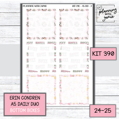 Kit 390 Erin Condren Daily Duo Sticker Kit