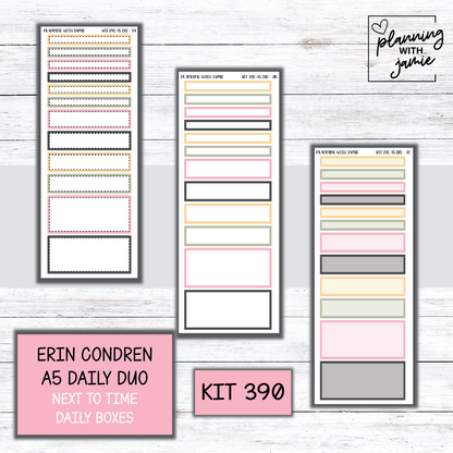 Kit 390 Erin Condren Daily Duo Sticker Kit