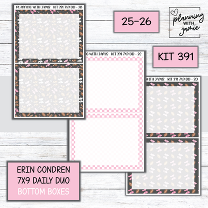 Kit 391 Erin Condren Daily Duo Sticker Kit