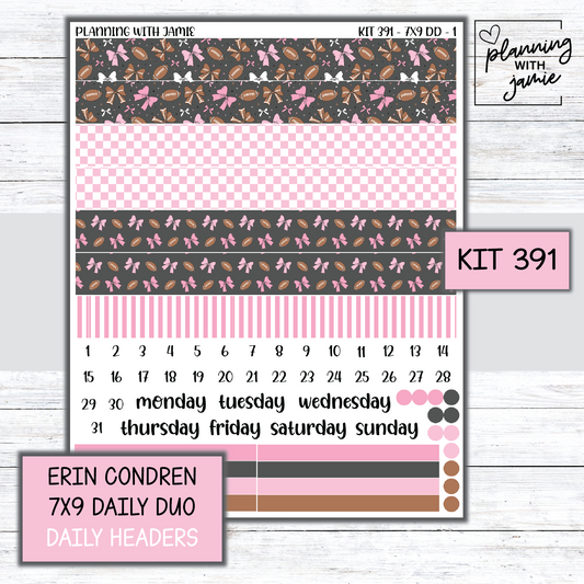 Kit 391 Erin Condren Daily Duo Sticker Kit