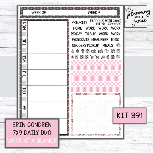 Kit 391 Week At A Glance Sticker