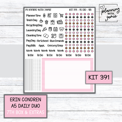 Kit 391 Erin Condren Daily Duo Sticker Kit