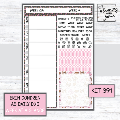 Kit 391 Week At A Glance Sticker