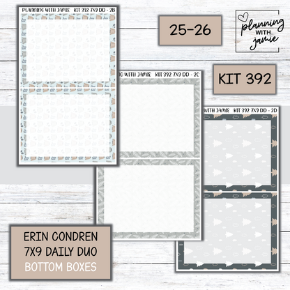 Kit 392 Erin Condren Daily Duo Sticker Kit