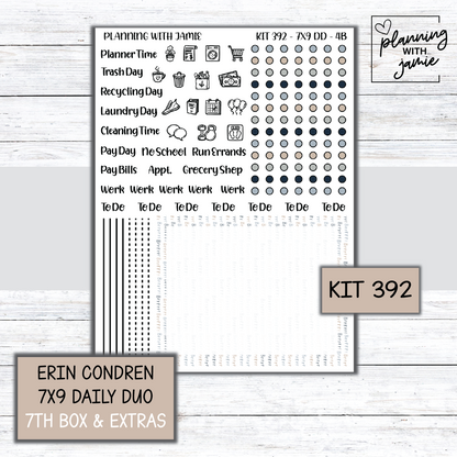 Kit 392 Erin Condren Daily Duo Sticker Kit