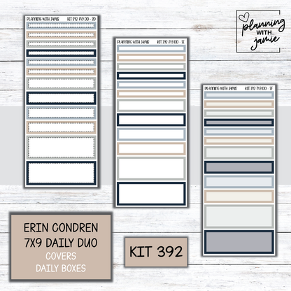 Kit 392 Erin Condren Daily Duo Sticker Kit