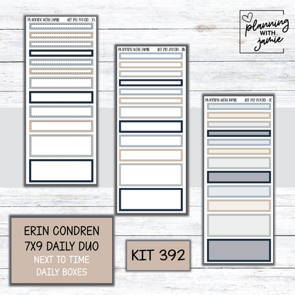 Kit 392 Erin Condren Daily Duo Sticker Kit