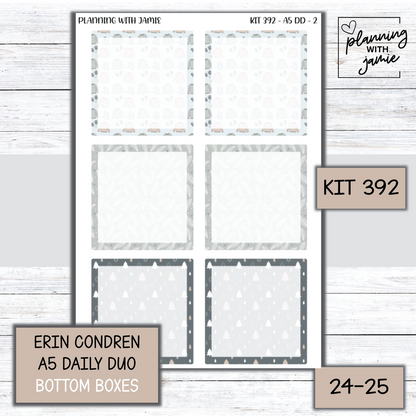 Kit 392 Erin Condren Daily Duo Sticker Kit