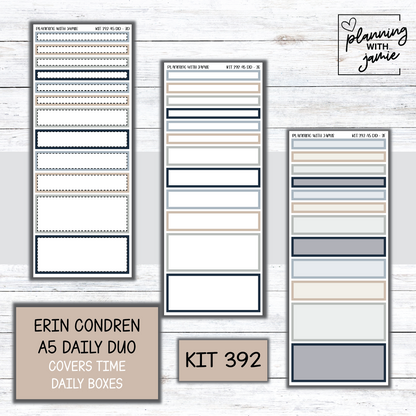Kit 392 Erin Condren Daily Duo Sticker Kit