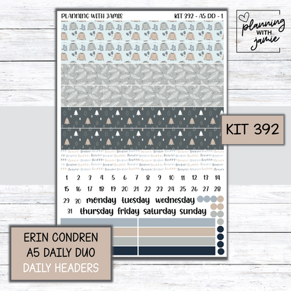 Kit 392 Erin Condren Daily Duo Sticker Kit