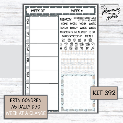 Kit 392 Week At A Glance Sticker