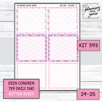 Kit 393 Erin Condren Daily Duo Sticker Kit