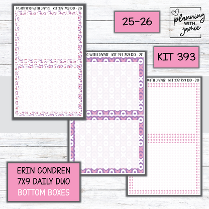 Kit 393 Erin Condren Daily Duo Sticker Kit