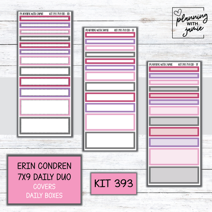 Kit 393 Erin Condren Daily Duo Sticker Kit