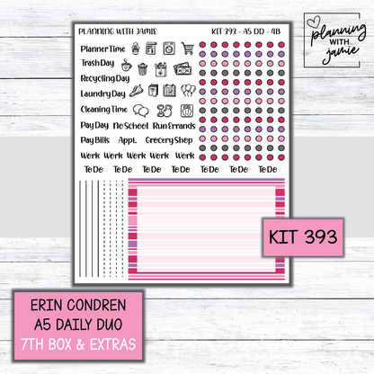 Kit 393 Erin Condren Daily Duo Sticker Kit