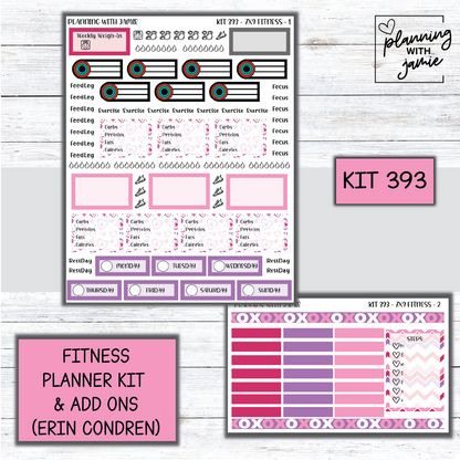 Kit 393 Weekly Fitness Sticker Kit
