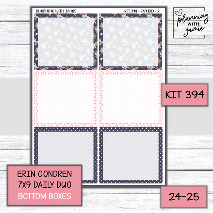 Kit 394 Erin Condren Daily Duo Sticker Kit