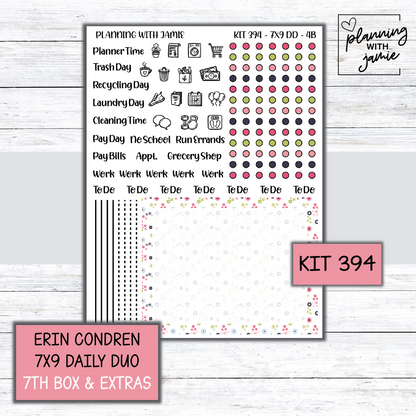 Kit 394 Erin Condren Daily Duo Sticker Kit