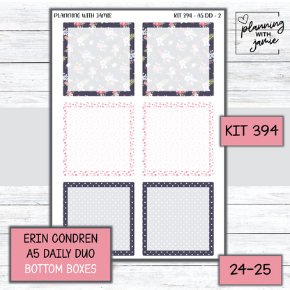 Kit 394 Erin Condren Daily Duo Sticker Kit