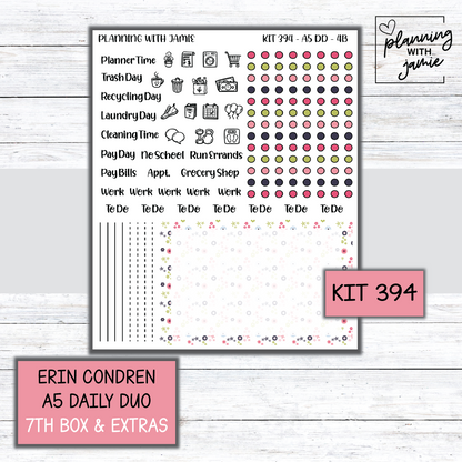 Kit 394 Erin Condren Daily Duo Sticker Kit