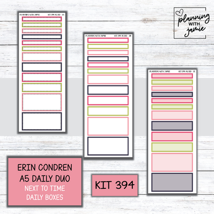 Kit 394 Erin Condren Daily Duo Sticker Kit