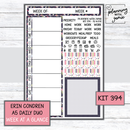 Kit 394 Week At A Glance Sticker