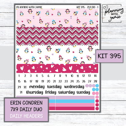 Kit 395 Erin Condren Daily Duo Sticker Kit