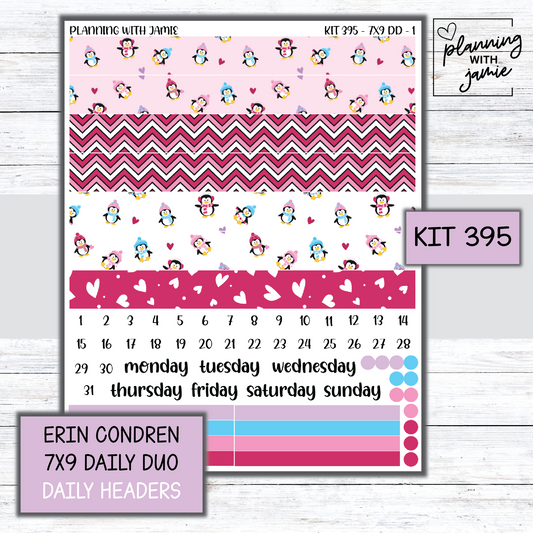 Kit 395 Erin Condren Daily Duo Sticker Kit
