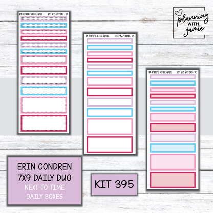 Kit 395 Erin Condren Daily Duo Sticker Kit