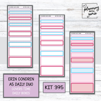 Kit 395 Erin Condren Daily Duo Sticker Kit