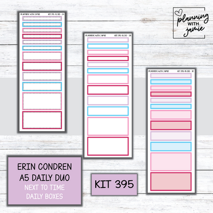Kit 395 Erin Condren Daily Duo Sticker Kit